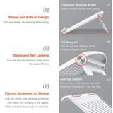 TANTRA Laptop Stand, Folding Stand for Laptop, Portable Laptop Holder (White)