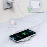 TANTRA Solo Magnetic Wireless Charger 15W Fast Charging Pad with USB-C, Compatible with MagSafe Wireless Charger for iPhone 1212 Mini12 Pro12 Pro maxAirPods 2Pro, Black