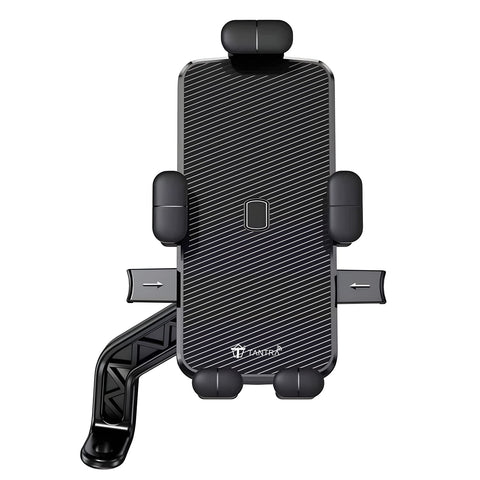TANTRA S15B Mobile Holder for Bikes One Touch Technology Bike Mobile Holder for Maps and GPS Navigation, 360° Rotation, Firm Griping, Anti Shake Mobile Stand for Bike Accessories, Bi Cycle Accessories