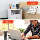 TANTRA Car Trash Can with Lid - Black Trash Bin - Small Size Fits Cup Holder in Console Or Door - Discreet Trash Management for Your Car (Black)