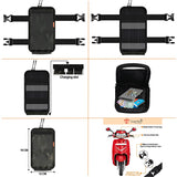 TANTRA Mobile Holder for Scooty Scooter Phone Pouch for Activa Jupiter Pleasure Ntorq Access Ather Ola S1 (Latest and Premium) (7 Inches, Green)