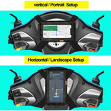 TANTRA Mobile Holder for Scooty Scooter Phone Pouch for Activa Jupiter Pleasure Ntorq Access Ather Ola S1 (Latest and Premium) (7 Inches, Green)