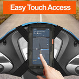 TANTRA Mobile Holder for Scooty Scooter Phone Pouch for Activa Jupiter Pleasure Ntorq Access Ather Ola S1 (Latest and Premium) (7 Inches, Green)