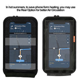 TANTRA Mobile Holder for Scooty Scooter Phone Pouch for Activa Jupiter Pleasure Ntorq Access Ather Ola S1 (Latest and Premium) (7 Inches, Green)