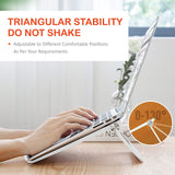 TANTRA Laptop Stand, Folding Stand for Laptop, Portable Laptop Holder (Black)