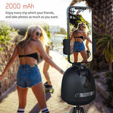 TANTRA Smart Video Recording Phone Holder with Auto Sensor Phone Holder for Selfie Video Recording Video Shooting 360°Horizontally 45°Vertically Auto Rotation Face Tracking, NO APP Required