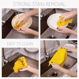 TANTRA Microfiber Towel Cleaning Cloth (40 x 40cms 350gsm) (Tangy Yellow, 5)