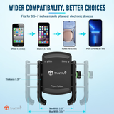 TANTRA S33A Mobile Holder for Bikes One Touch Technology Bike Mobile Holder  (Black)