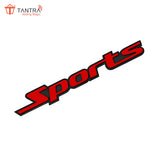 TANTRA Premium Sports Metal Car Sticker - Durable & Stylish Auto Emblem for Vehicles - Customizable Designs - Easy Installation - Weather-Resistant & Long-Lasting