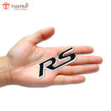 TANTRA Premium RS Metal Car Sticker - Durable & Stylish Auto Emblem for Vehicles - Customizable Designs - Easy Installation - Weather-Resistant & Long-Lasting