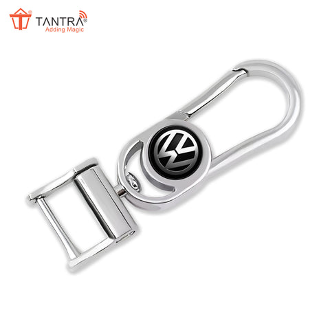 TANTRA Premium Metal Keychain Compatible With Volkswagen Car- Stylish and Durable Car Accessory