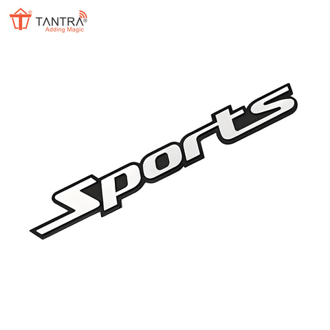 TANTRA Premium Sports Metal Car Sticker - Durable & Stylish Auto Emblem for Vehicles - Customizable Designs - Easy Installation - Weather-Resistant & Long-Lasting