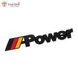 TANTRA Premium Power Metal Car Sticker - Durable & Stylish Auto Emblem for Vehicles - Customizable Designs - Easy Installation - Weather-Resistant & Long-Lasting