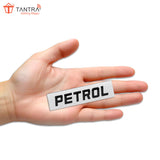 TANTRA Premium Petrol Metal Car Sticker - Durable & Stylish Auto Emblem for Vehicles - Customizable Designs - Easy Installation - Weather-Resistant & Long-Lasting