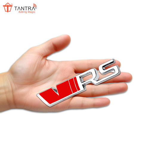 TANTRA Premium VRS Metal Car Sticker - Durable & Stylish Auto Emblem for Vehicles - Customizable Designs - Easy Installation - Weather-Resistant & Long-Lasting