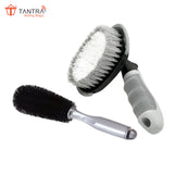 TANTRA 2 Pcs Tire Cleaning Brush Set - Perfect for Wheels, Tires, and Rims