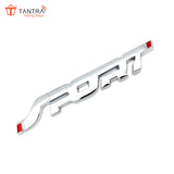 TANTRA Premium Sport Metal Car Sticker - Durable & Stylish Auto Emblem for Vehicles - Customizable Designs - Easy Installation - Weather-Resistant & Long-Lasting