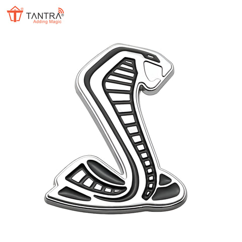 TANTRA Premium Snake Metal Car Sticker - Durable & Stylish Auto Emblem for Vehicles - Customizable Designs - Easy Installation - Weather-Resistant & Long-Lasting