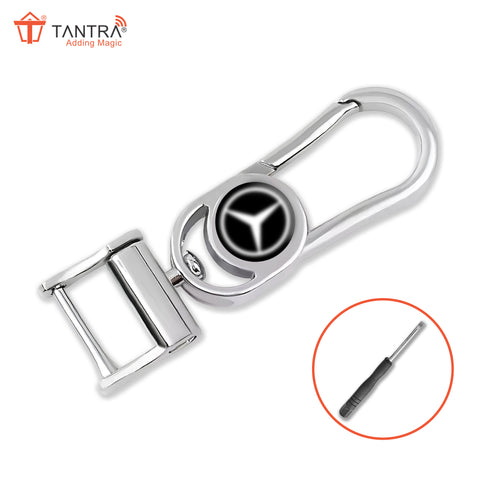 TANTRA Premium Metal Keychain Compatible With Mercedes Car- Stylish and Durable Car Accessory