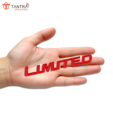 TANTRA Premium Limited Metal Car Sticker - Durable & Stylish Auto Emblem for Vehicles - Customizable Designs - Easy Installation - Weather-Resistant & Long-Lasting