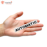 TANTRA Premium Automatic Metal Car Sticker - Durable & Stylish Auto Emblem for Vehicles - Customizable Designs - Easy Installation - Weather-Resistant & Long-Lasting