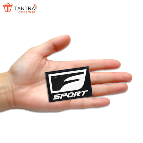 TANTRA Premium Fsport Metal Car Sticker - Durable & Stylish Auto Emblem for Vehicles - Customizable Designs - Easy Installation - Weather-Resistant & Long-Lasting