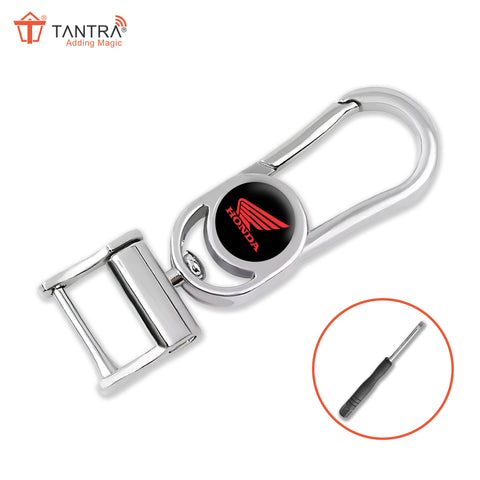 TANTRA Premium Metal Keychain Compatible With Honda Bike- Stylish and Durable Bike Accessory