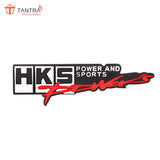 TANTRA Premium HKS Powers Metal Car Sticker - Durable & Stylish Auto Emblem for Vehicles - Customizable Designs - Easy Installation - Weather-Resistant & Long-Lasting