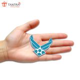 TANTRA Premium Wings Metal Car Sticker - Durable & Stylish Auto Emblem for Vehicles - Customizable Designs - Easy Installation - Weather-Resistant & Long-Lasting