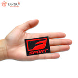 TANTRA Premium Fsport Metal Car Sticker - Durable & Stylish Auto Emblem for Vehicles - Customizable Designs - Easy Installation - Weather-Resistant & Long-Lasting