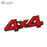 TANTRA Premium 4x4 Metal Car Sticker - Durable & Stylish Auto Emblem for Vehicles - Customizable Designs - Easy Installation - Weather-Resistant & Long-Lasting