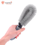 TANTRA Car Wheel Rim Brush – Heavy Duty Wheel Cleaner with Ergonomic Grip