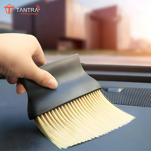 TANTRA Car Interior AC Vents Cleaning Brush – Precision Brush for Dust & Debris Removal