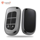 TANTRA TPU Key Cover  Compatible With Jeep Meridian, Compass, Trailhawk, 2  Button Flip Key (Grey)