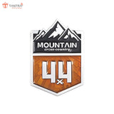 TANTRA  Mountain Small Car Sticker - Durable & Stylish Auto Emblem for Vehicles - Customizable Designs - Easy Installation - Weather-Resistant & Long-Lasting Multicolor