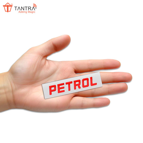 TANTRA Premium Petrol Metal Car Sticker - Durable & Stylish Auto Emblem for Vehicles - Customizable Designs - Easy Installation - Weather-Resistant & Long-Lasting