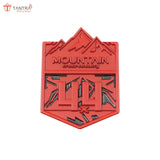 TANTRA Mountain Small Car Sticker - Durable & Stylish Auto Emblem for Vehicles - Customizable Designs - Easy Installation - Weather-Resistant & Long-Lasting Multicolor