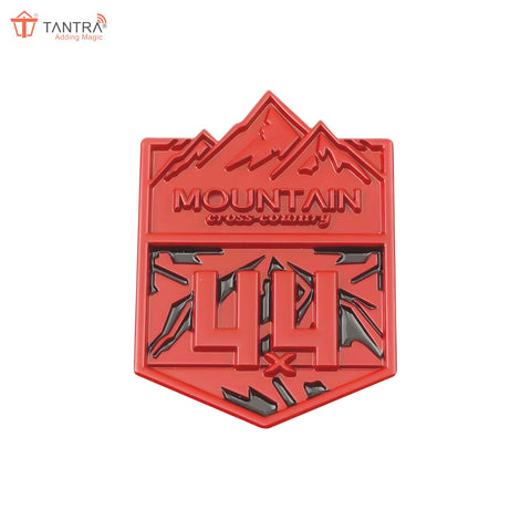 TANTRA Mountain Small Car Sticker - Durable & Stylish Auto Emblem for Vehicles - Customizable Designs - Easy Installation - Weather-Resistant & Long-Lasting Multicolor