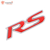 TANTRA Premium RS Metal Car Sticker - Durable & Stylish Auto Emblem for Vehicles - Customizable Designs - Easy Installation - Weather-Resistant & Long-Lasting