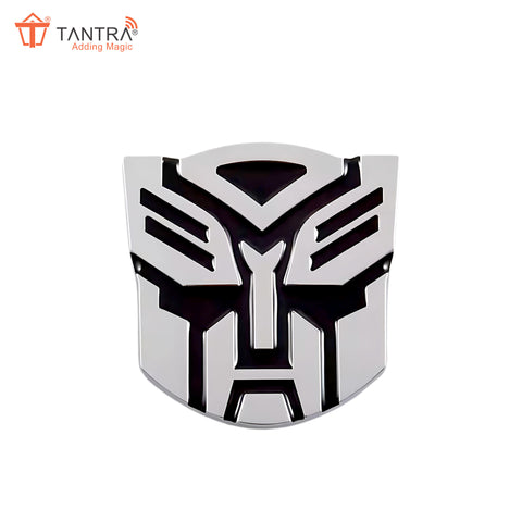 TANTRA Premium Transformer Metal Car Sticker - Durable & Stylish Auto Emblem for Vehicles - Customizable Designs - Easy Installation - Weather-Resistant & Long-Lasting