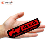 TANTRA Premium Jeep 4x4 Metal Car Sticker - Durable & Stylish Auto Emblem for Vehicles - Customizable Designs - Easy Installation - Weather-Resistant & Long-Lasting