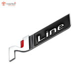 TANTRA Premium N Line Metal Car Sticker - Durable & Stylish Auto Emblem for Vehicles - Customizable Designs - Easy Installation - Weather-Resistant & Long-Lasting Multicolor SIA423