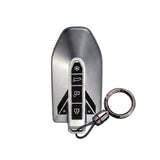 TANTRA Premium TPU Smart Key Cover and Round Key Chain Compatible With Mahindra BE6 & XEV 9e 4 Button Smart Key | Full Protection Key Case Cover with Soft Touch Finish