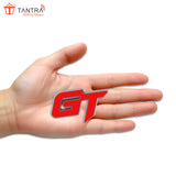 TANTRA Premium GT Metal Car Sticker - Durable & Stylish Auto Emblem for Vehicles - Customizable Designs - Easy Installation - Weather-Resistant & Long-Lasting