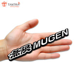 TANTRA Premium Mugen Metal Car Sticker - Durable & Stylish Auto Emblem for Vehicles - Customizable Designs - Easy Installation - Weather-Resistant & Long-Lasting