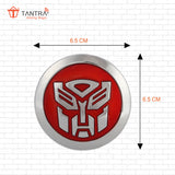 TANTRA Premium Transformer Metal Car Sticker - Durable & Stylish Auto Emblem for Vehicles - Customizable Designs - Easy Installation - Weather-Resistant & Long-Lasting