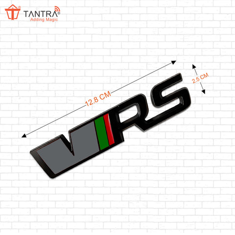 TANTRA Premium VRS Metal Car Sticker - Durable & Stylish Auto Emblem for Vehicles - Customizable Designs - Easy Installation - Weather-Resistant & Long-Lasting