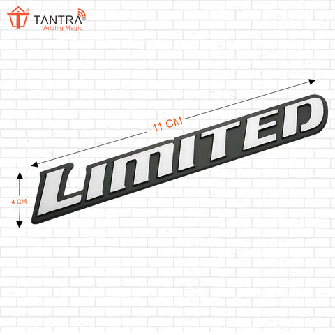 TANTRA Premium Limited Metal Car Sticker - Durable & Stylish Auto Emblem for Vehicles - Customizable Designs - Easy Installation - Weather-Resistant & Long-Lasting