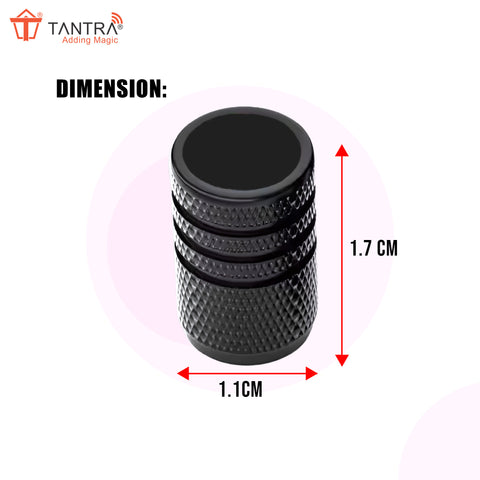 TANTRA Plastic Tyre Valve Cap for Car