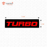 TANTRA Premium Turbo Metal Car Sticker - Durable & Stylish Auto Emblem for Vehicles - Customizable Designs - Easy Installation - Weather-Resistant & Long-Lasting